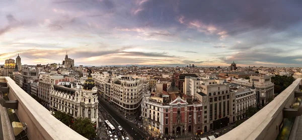 Vista aérea panorámica de Madrid —  Fotos de Stock