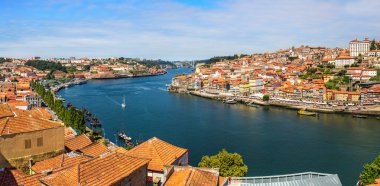 Portekiz 'deki Porto' nun hava görüntüsü