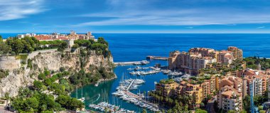 Monte Carlo in a summer day clipart