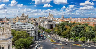 Plaza de cibeles Madrid, İspanya
