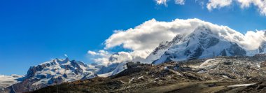 İsviçre Alpleri dağ manzarası