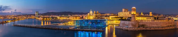 Saint Jean Castle and Cathedral de la Major  in Marseille — Stock Photo, Image