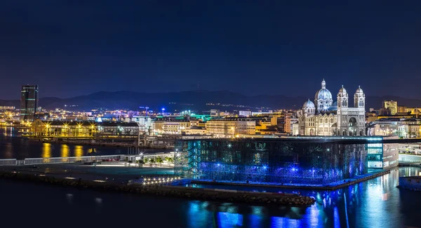 Castelo de Saint Jean e Catedral de la Major em Marselha — Fotografia de Stock