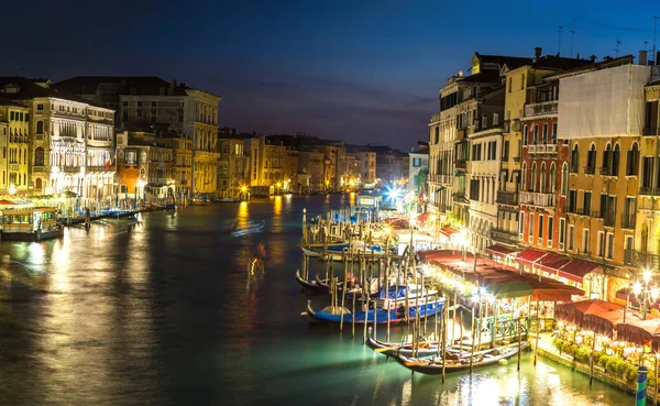 Canal Grande Velencében, Olaszországban — Stock Fotó