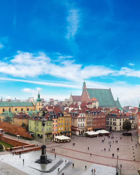 Varsavia in un giorno d'estate in Polonia — Foto Stock