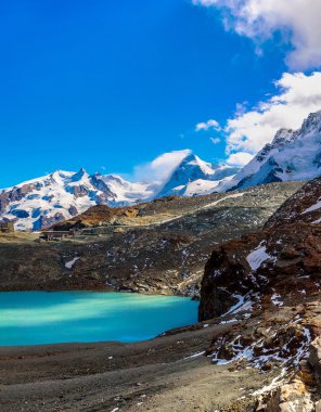 İsviçre Alpleri dağ manzarası