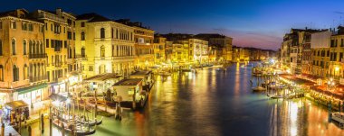 Venedik, İtalya 'daki Kanal Grande