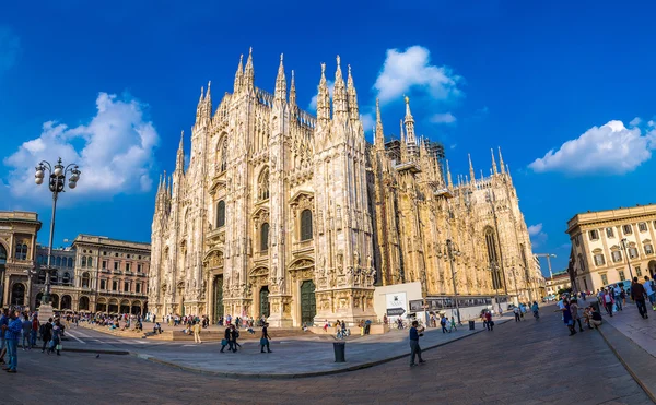 Katedra w Mediolanie, Duomo, Włochy — Zdjęcie stockowe