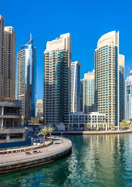 Panorama da marina de Dubai — Fotografia de Stock