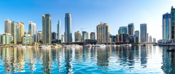 Panorama von dubai marina — Stockfoto