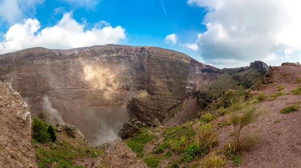 ベスビオ火山火口 — ストック写真