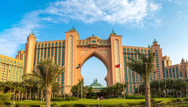 Atlantis, hotelu palm v Dubaj, — Stock fotografie