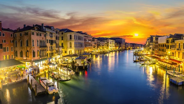 Canal Grande Velencében, Olaszországban — Stock Fotó