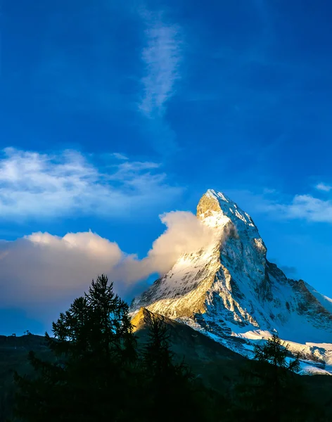 Cervino nelle Alpi svizzere — Foto Stock