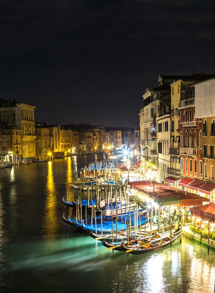 Canal Grande Velencében, Olaszországban — Stock Fotó