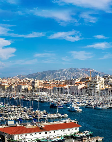 Vecchio porto di Marsiglia, Francia — Foto Stock