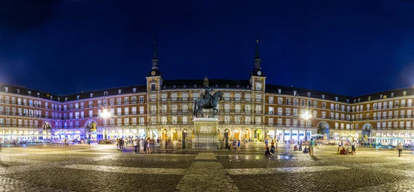 Estatua de Felipe III en la Plaza Mayor de Madrid — Foto de Stock