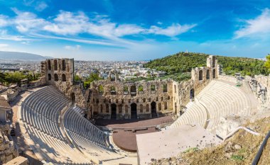 Ancient theater in Greece, Athnes clipart