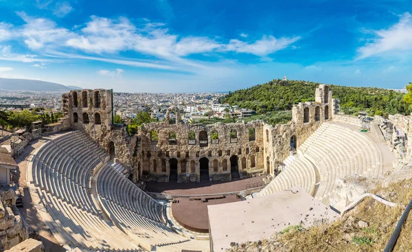 Antiguo teatro en Grecia, Athnes — Foto de Stock