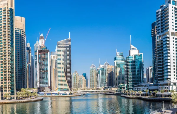 Panoramę dzielnicy Dubai marina — Zdjęcie stockowe