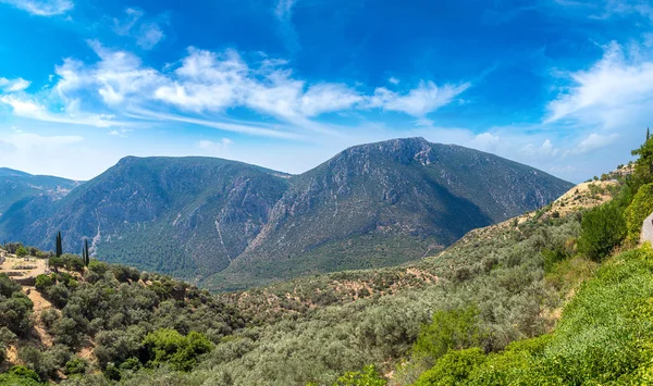 Valle de Amphissa en Grecia — Foto de Stock