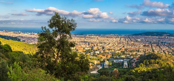 Panoramic view of Barcelona — Stock Photo, Image