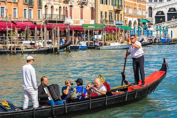 Gondola na Canal Grande — Stock fotografie