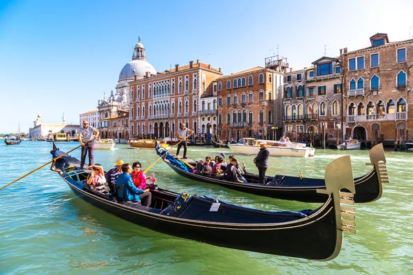 Gondole na Canal Grande — Zdjęcie stockowe