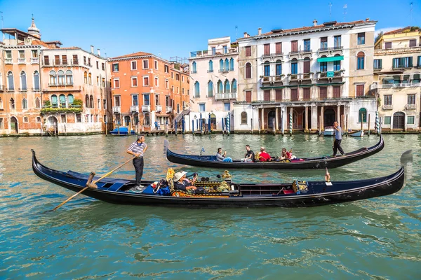 Gondoly na Canal Grande — Stock fotografie