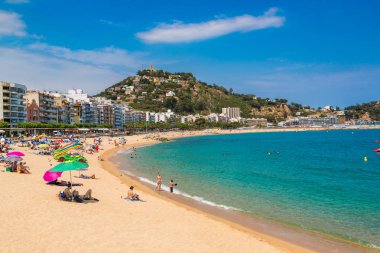 Blanes Costa Brava içinde Beach'de