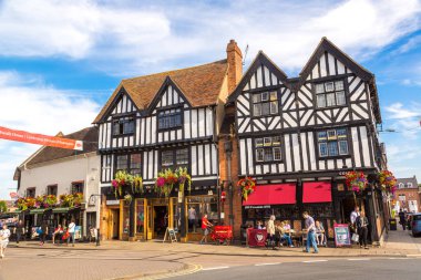 Stratford upon Avon yarı ahşap evde