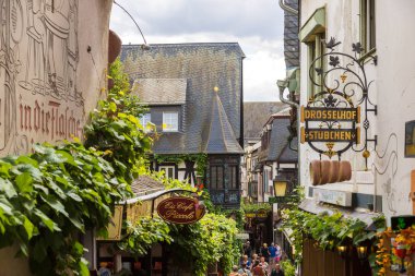 Rudesheim, Almanya'nın eski mimari
