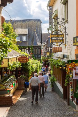 Rudesheim, Almanya'nın eski mimari