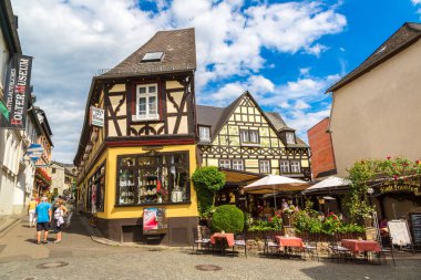 Rudesheim, Almanya'nın eski mimari