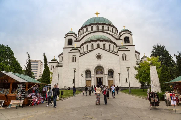 Церковь Святого Саввы в Белграде — стоковое фото