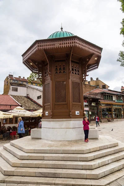 Sebilj fountain w Sarajewie — Zdjęcie stockowe