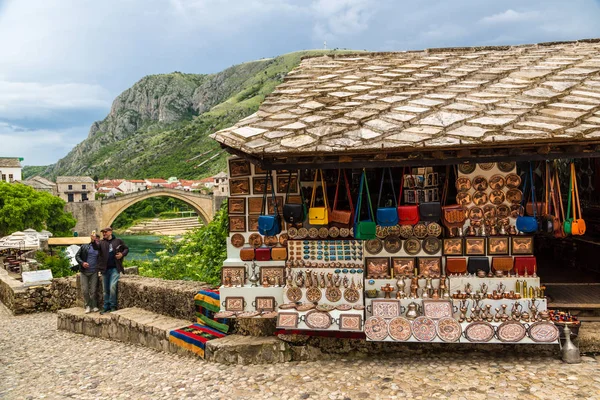 Utcai piac-Mostar — Stock Fotó