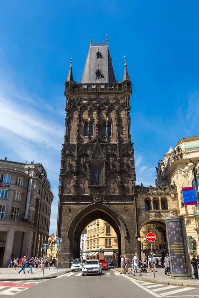 Puerta en polvo en Praga — Foto de Stock