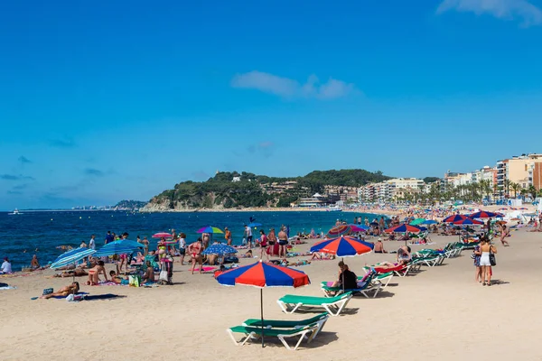 Praias em Lloret de Mar — Fotografia de Stock