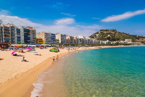 Blanes Costa Brava içinde Beach'de — Stok fotoğraf