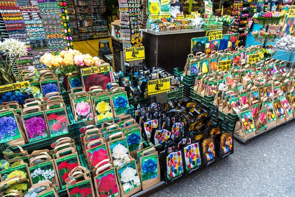 Blumenmarkt in Amsterdam — Stockfoto