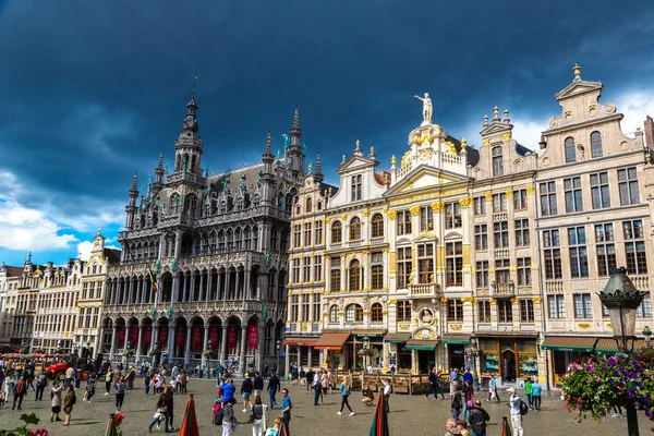 A Grand Place em Bruxelas — Fotografia de Stock