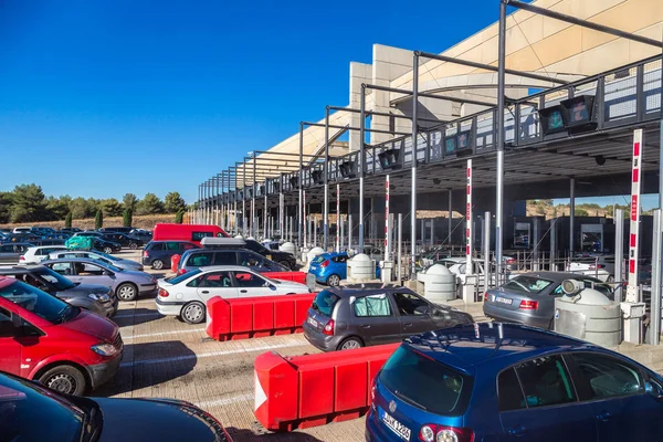 Toll station in France — Stock Photo, Image