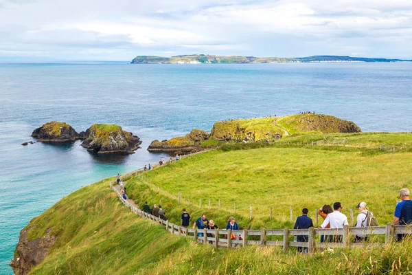 Chemin du pont à corde en Irlande du Nord — Photo