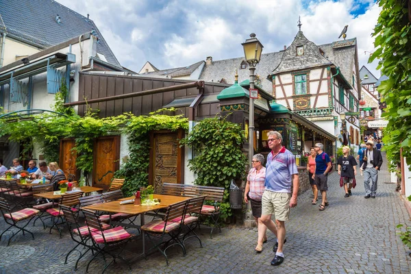 Давній архітектурі Rudesheim, Німеччина — стокове фото