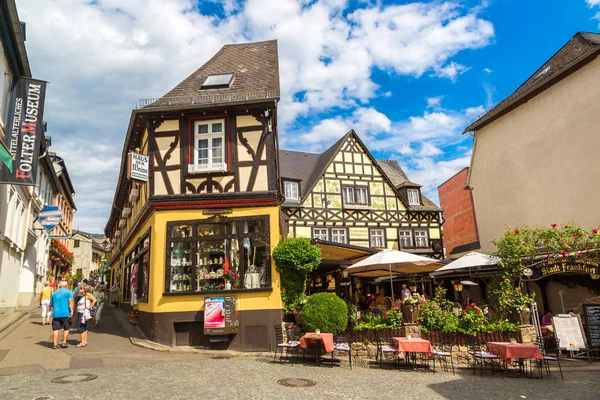 Stará architektura Rudesheim, Německo — Stock fotografie