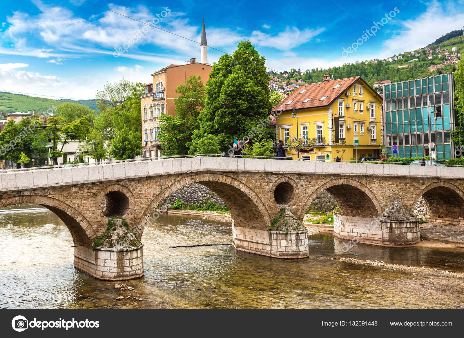 Latin bridge in Sarajevo — Stock Photo © bloodua 132091448