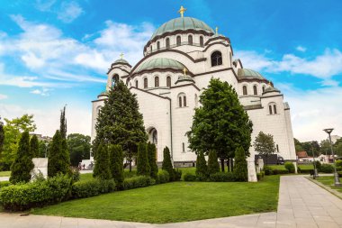 Ortodoks Kilisesi Saint Sava Belgrad, Sırbistan
