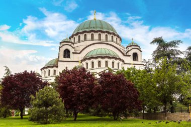 Ortodoks Kilisesi Saint Sava Belgrad, Sırbistan