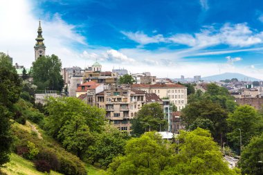 Bir yaz günü Belgrad cityscape